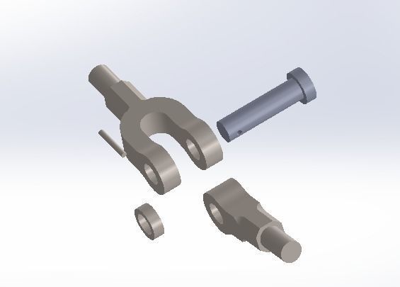 Knuckle joint 3D model_1