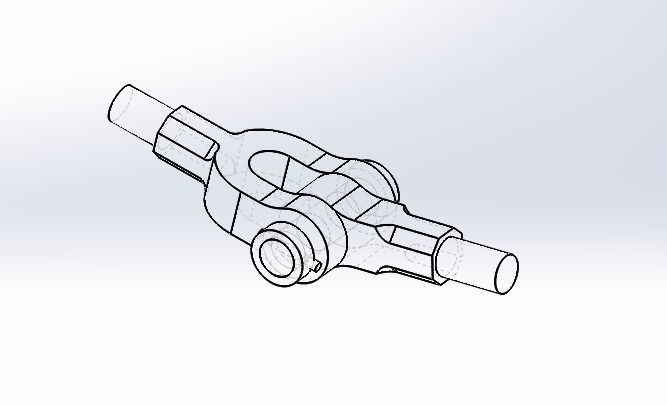 Knuckle joint 3D model_2