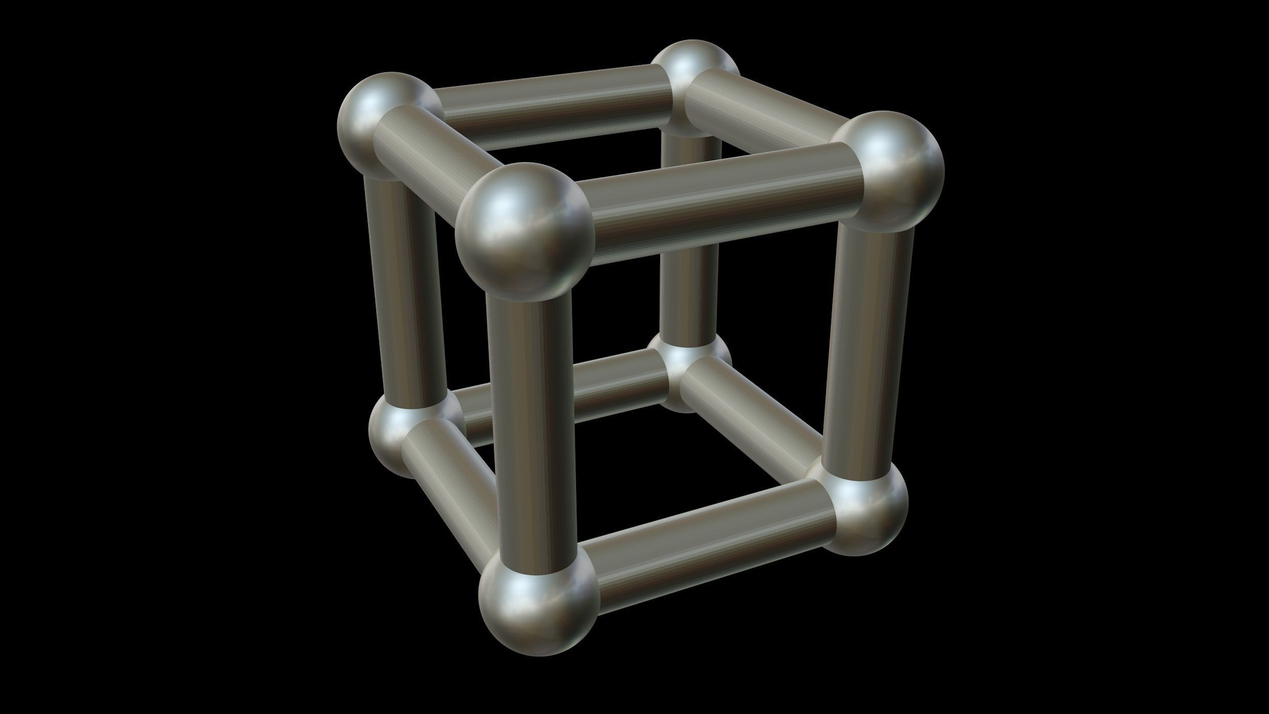 002 Mathart - Platonic Solids - Cube 02 - 10 cm 3D print model_3