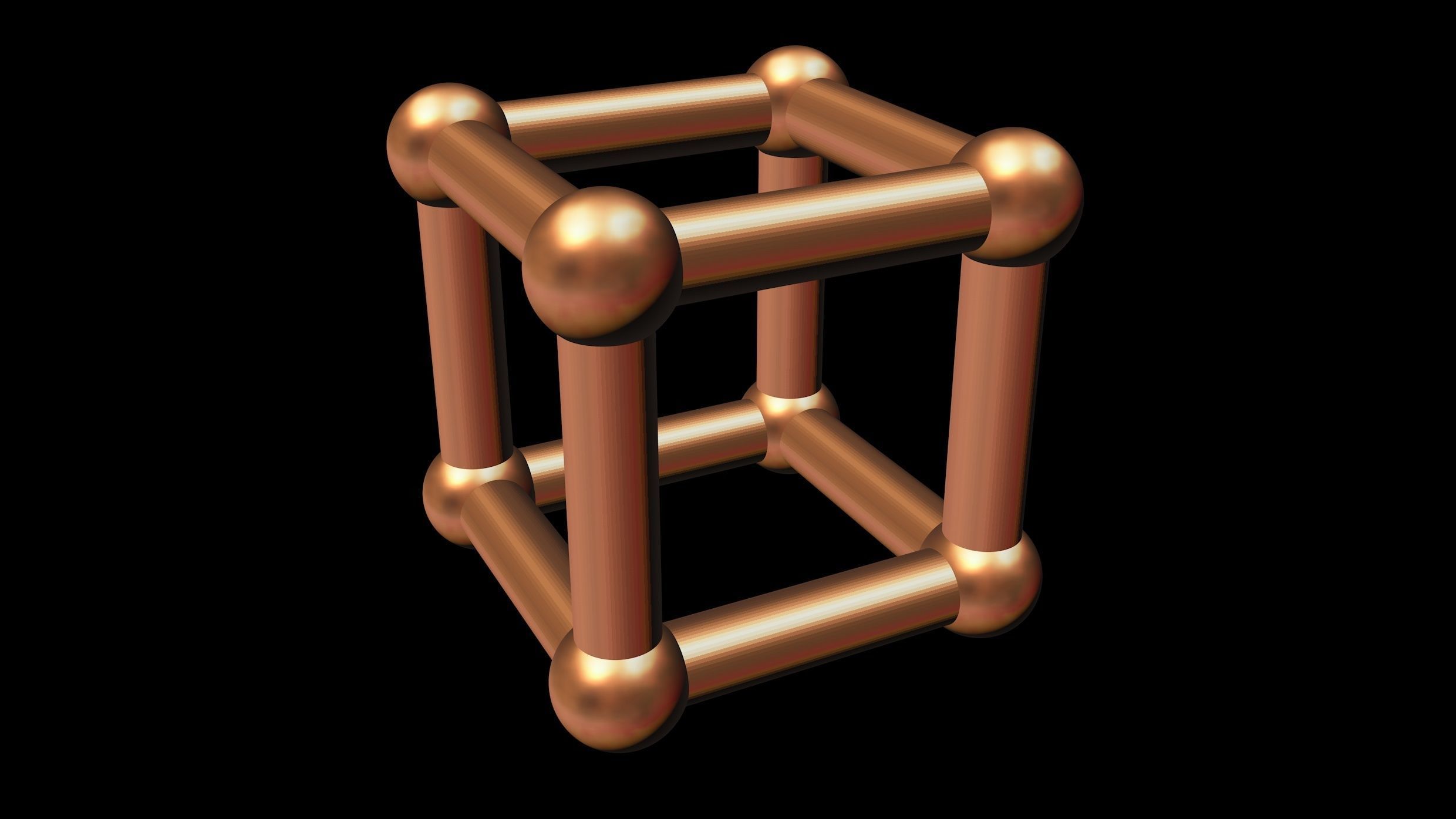 002 Mathart - Platonic Solids - Cube 02 - 10 cm 3D print model_4