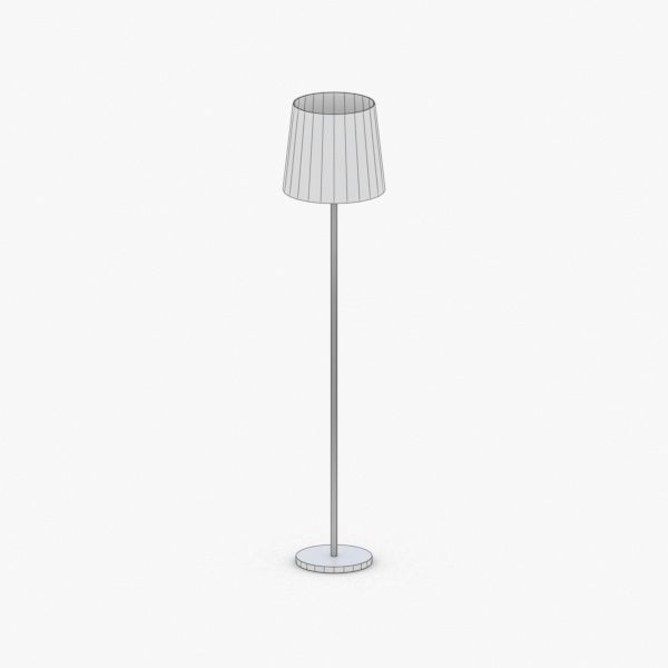 1424 - Floor Lamp Low-poly 3D model_1