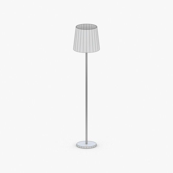 1424 - Floor Lamp Low-poly 3D model_2