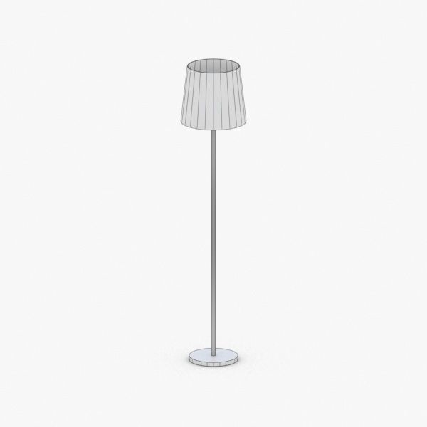 1424 - Floor Lamp Low-poly 3D model_3