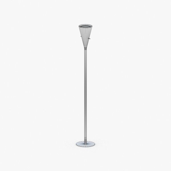 1425 - Floor Lamp Low-poly 3D model_2