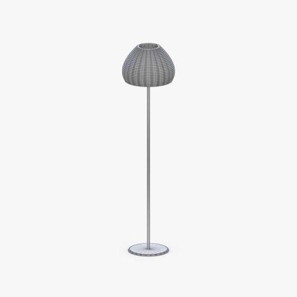 1426 - Floor Lamp Low-poly 3D model_3