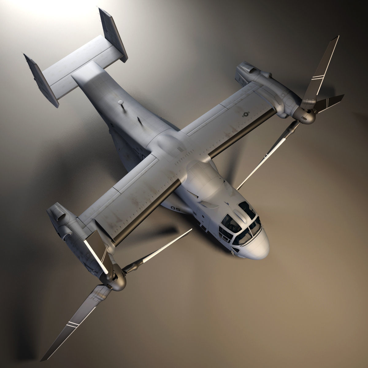 Helicopter MV22 3D model_14