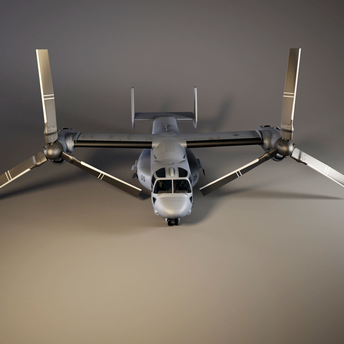 Helicopter MV22 3D model_8