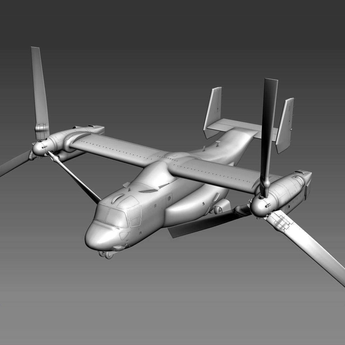 Helicopter MV22 3D model_16
