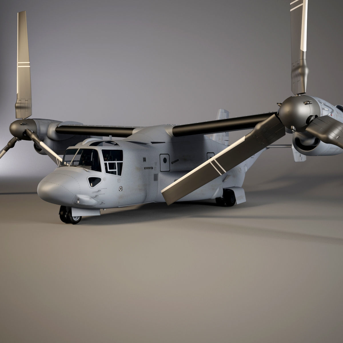 Helicopter MV22 3D model_6