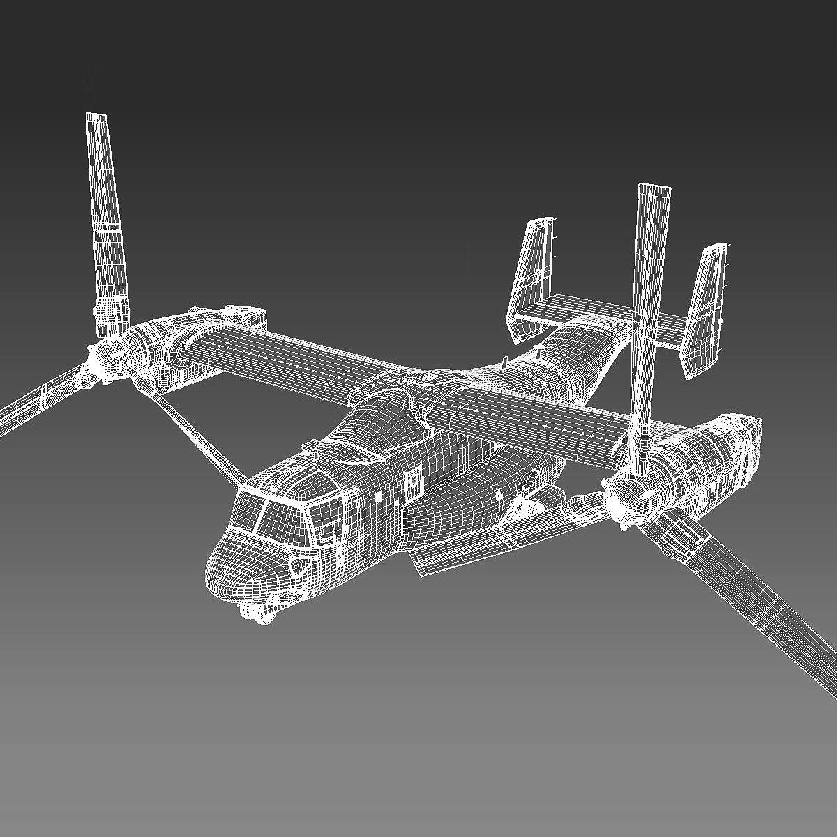 Helicopter MV22 3D model_17