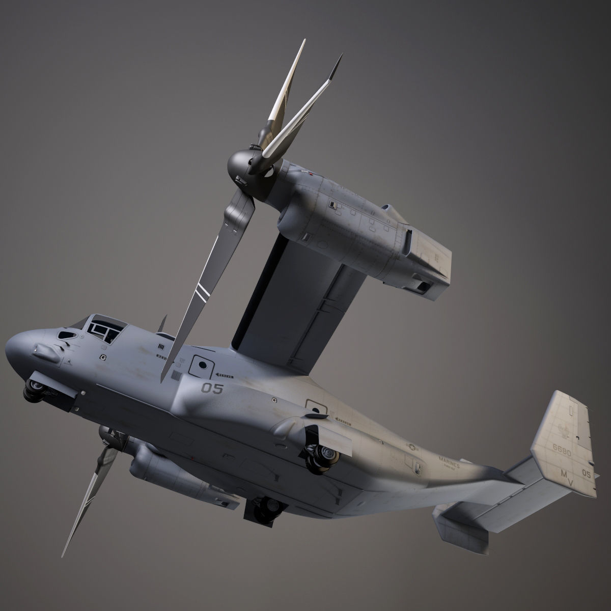 Helicopter MV22 3D model_13