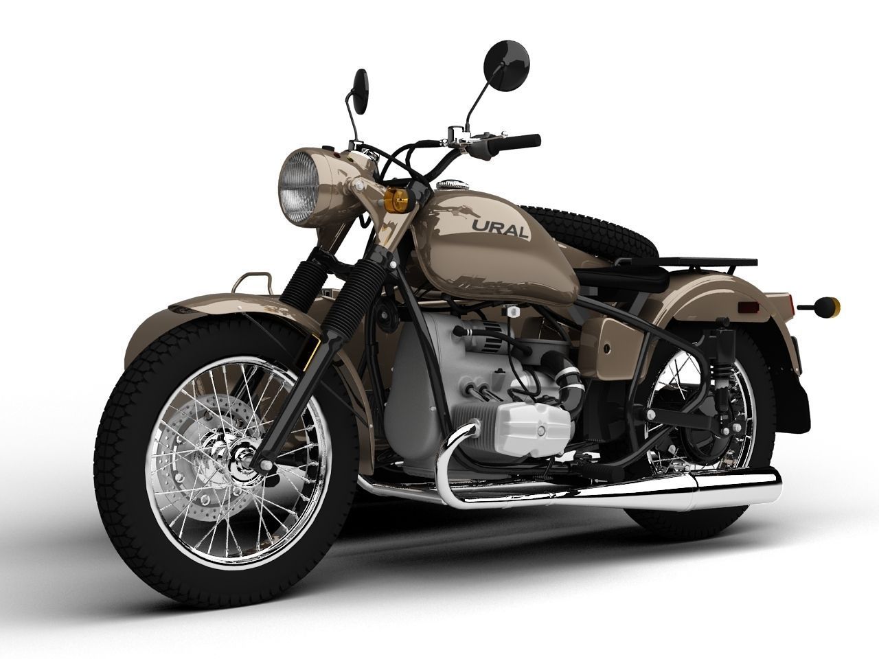 Ural M70 2014 3D Model MAX OBJ 3DS FBX C4D DXF | CGTrader.com