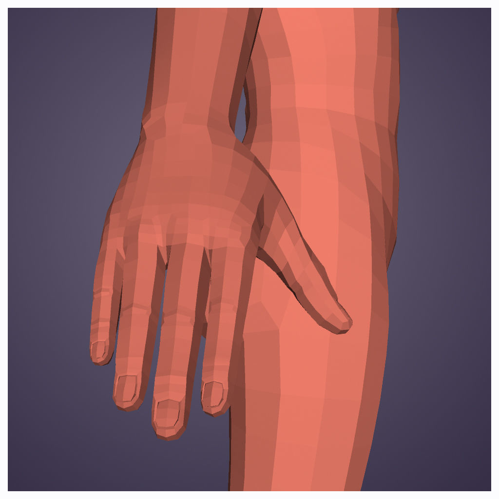 female base model 3D model_5