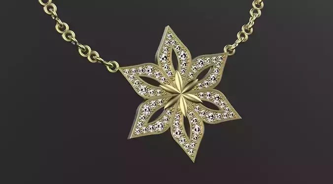 Flower Design Pendant