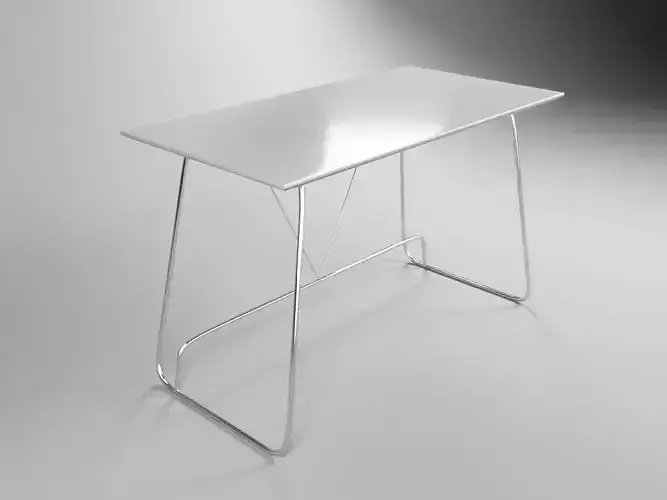 table Byurokrat DL-HG001White
