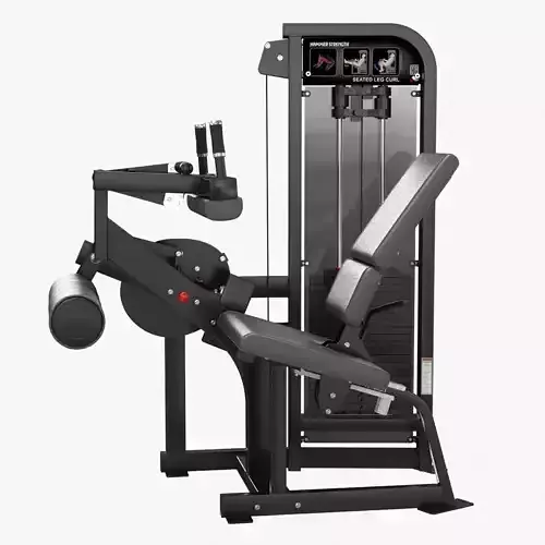 Hammer Strength Select SE Full Seated Leg Curl 3D model