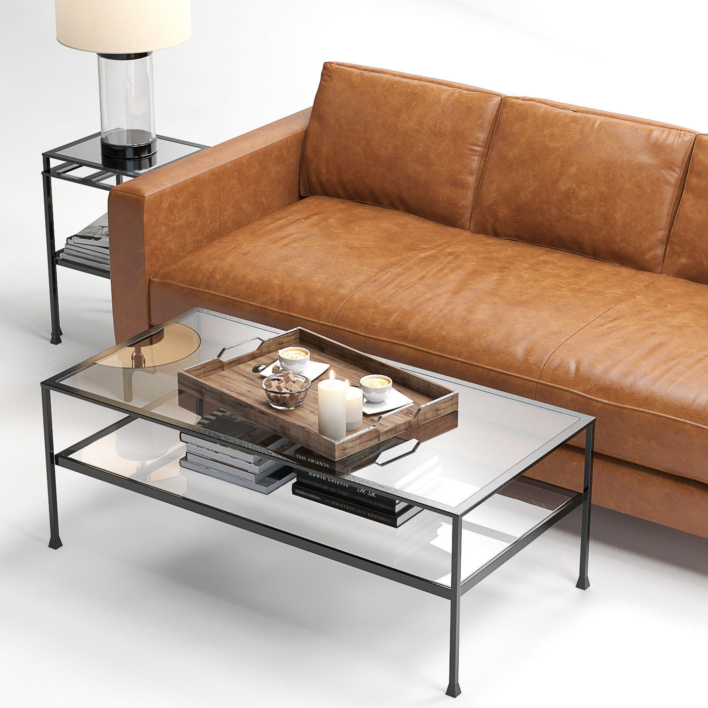 Pottery Barn Jake set 4 3D model_4