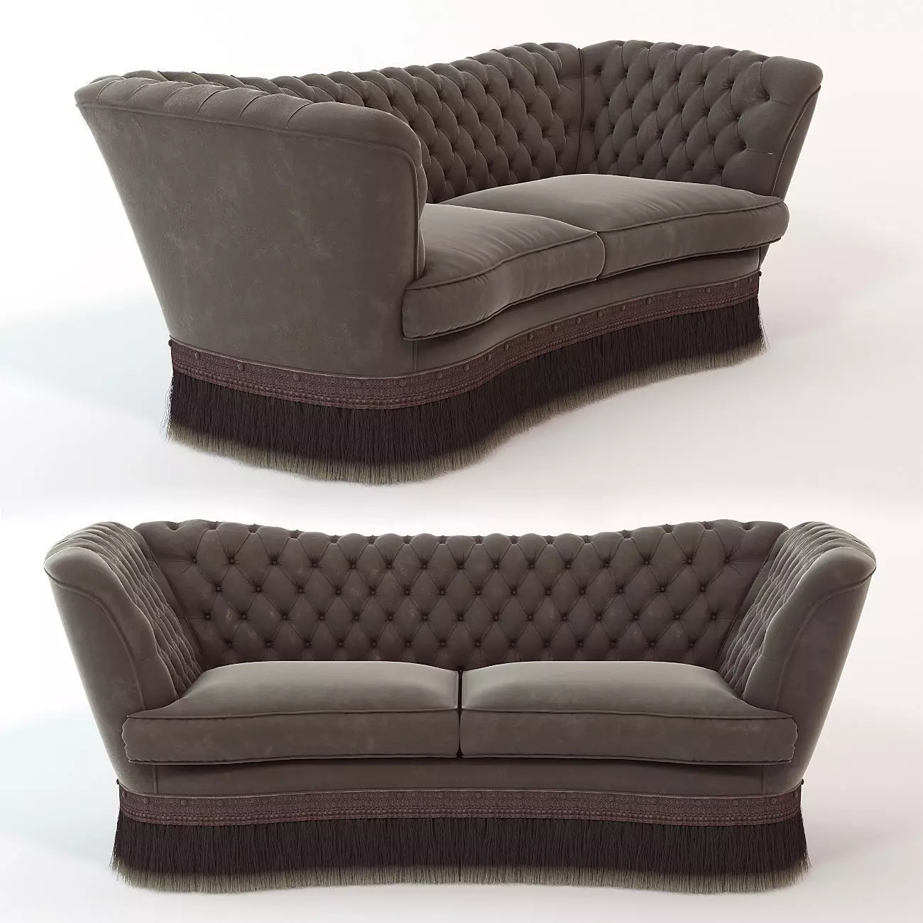 Sofa LIBRARY OAK 3D model