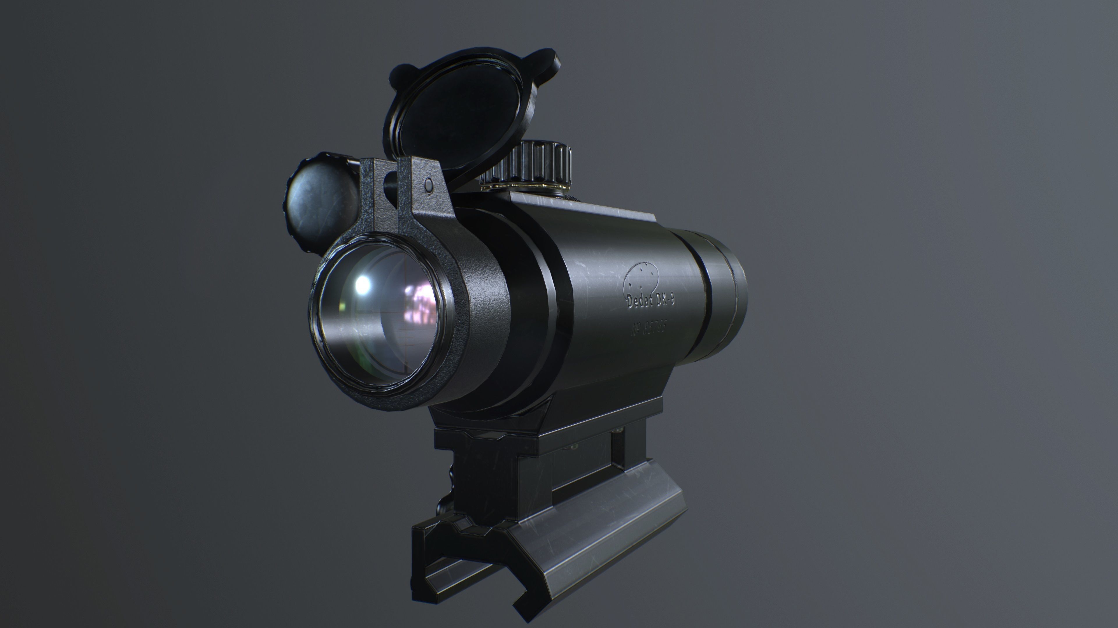 Kalashnikov AK 12 rifle 3D model_7