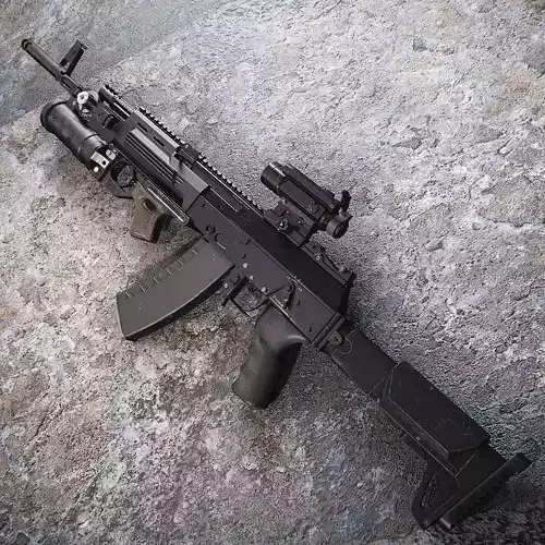 Kalashnikov AK 12 rifle 3D model