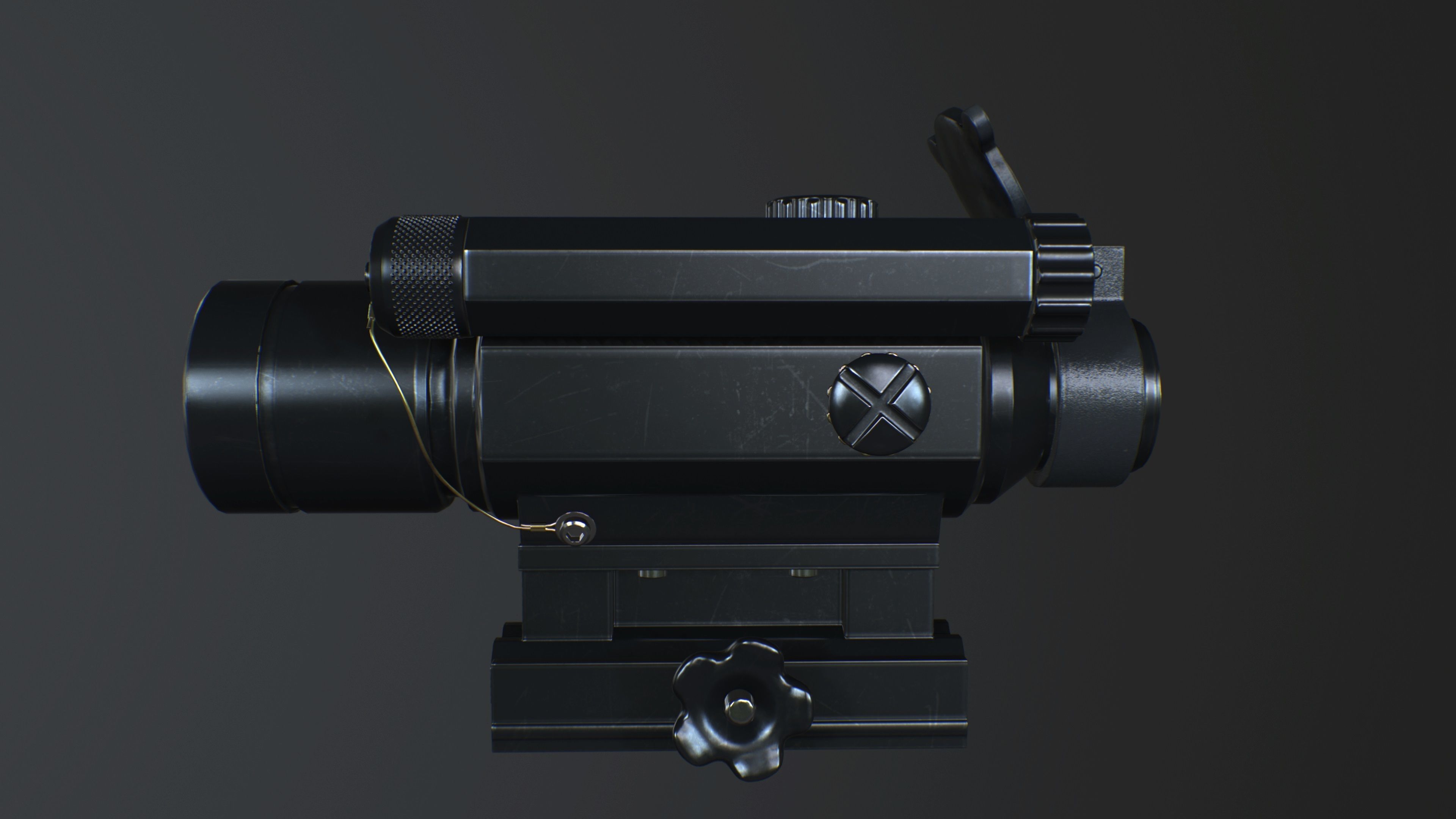 Kalashnikov AK 12 rifle 3D model_6