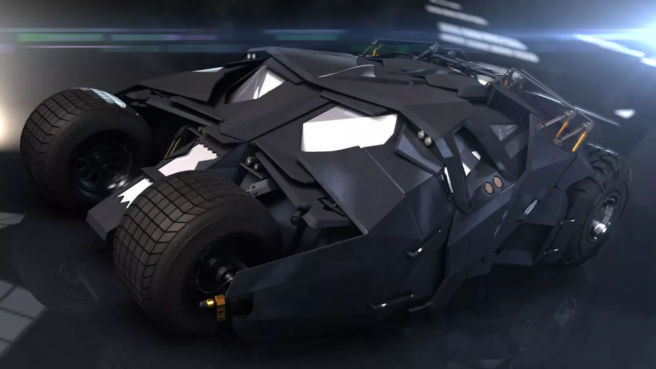 Dark Knight Batmobile 3D model
