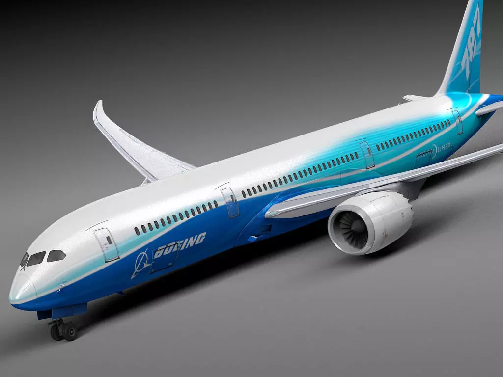 Boeing 787 Dreamliner 3D model_0