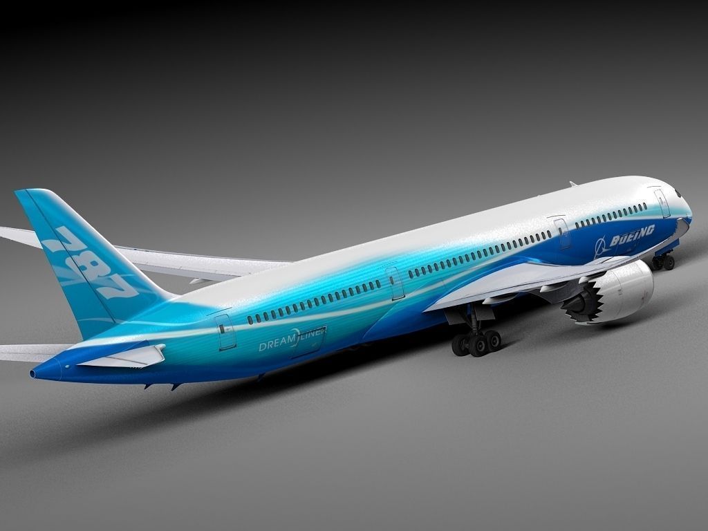 Boeing 787 Dreamliner 3D model_5