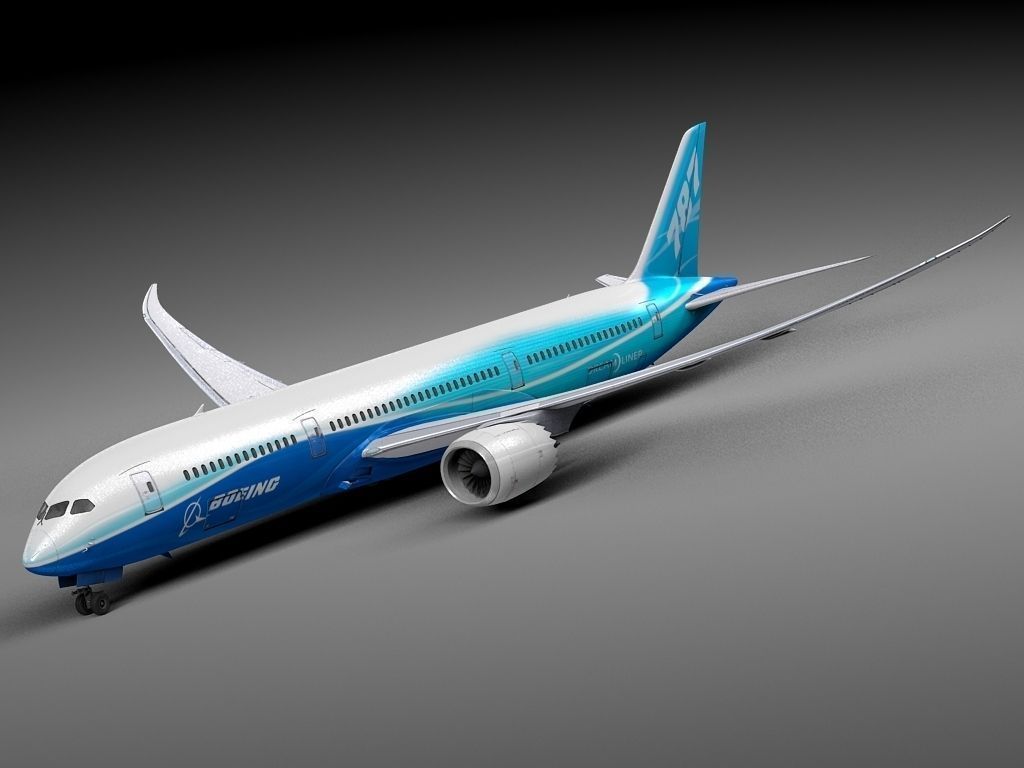 Boeing 787 Dreamliner 3D model_2