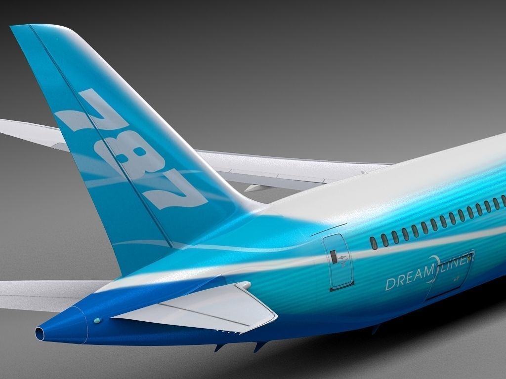 Boeing 787 Dreamliner 3D model_4