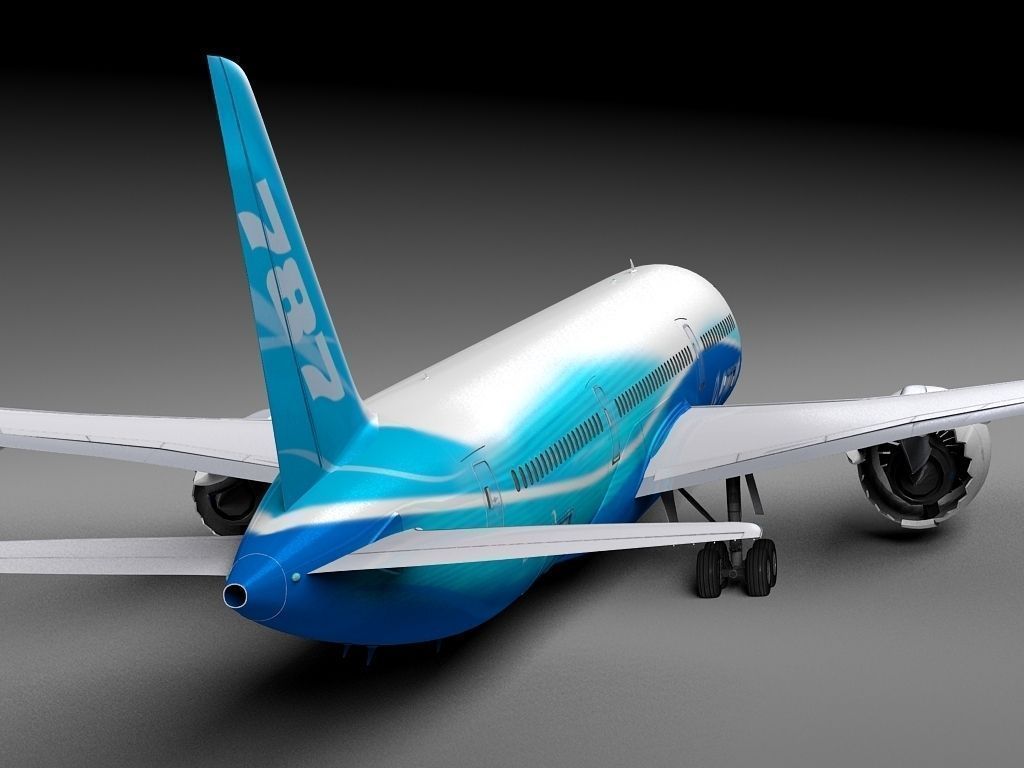 Boeing 787 Dreamliner 3D model_6