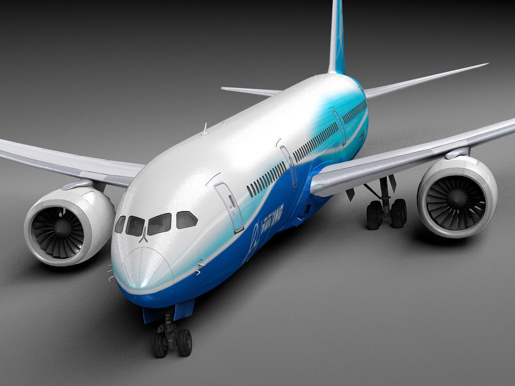 Boeing 787 Dreamliner 3D model_1