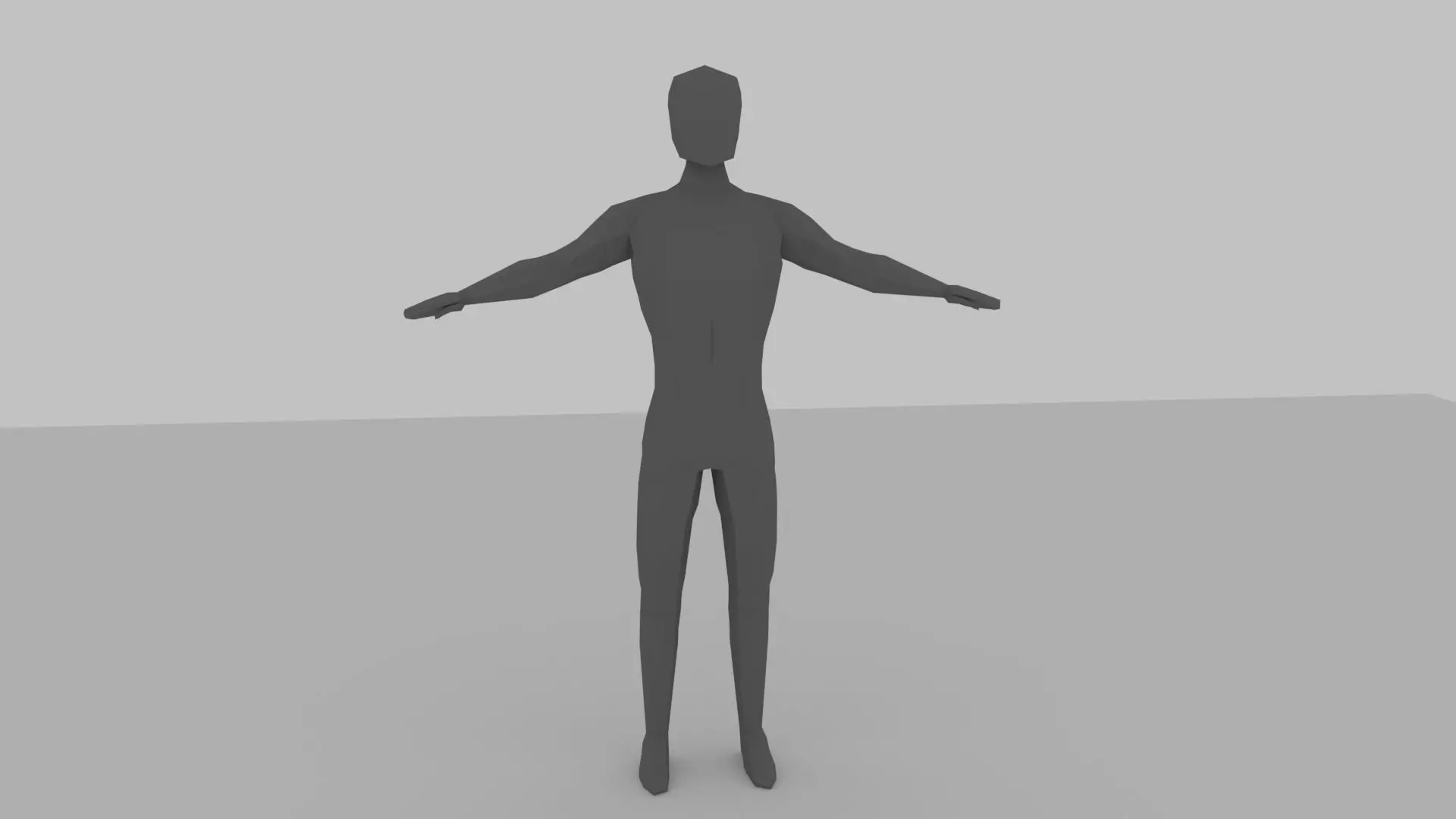 Low Poly Male Character Free low-poly 3D model