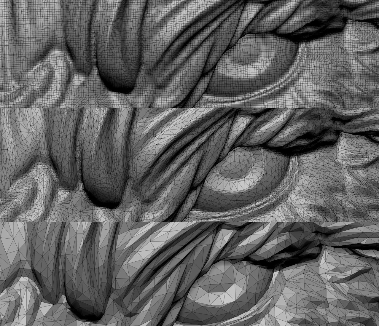 Angry Wolf Pendant  3D print model_4