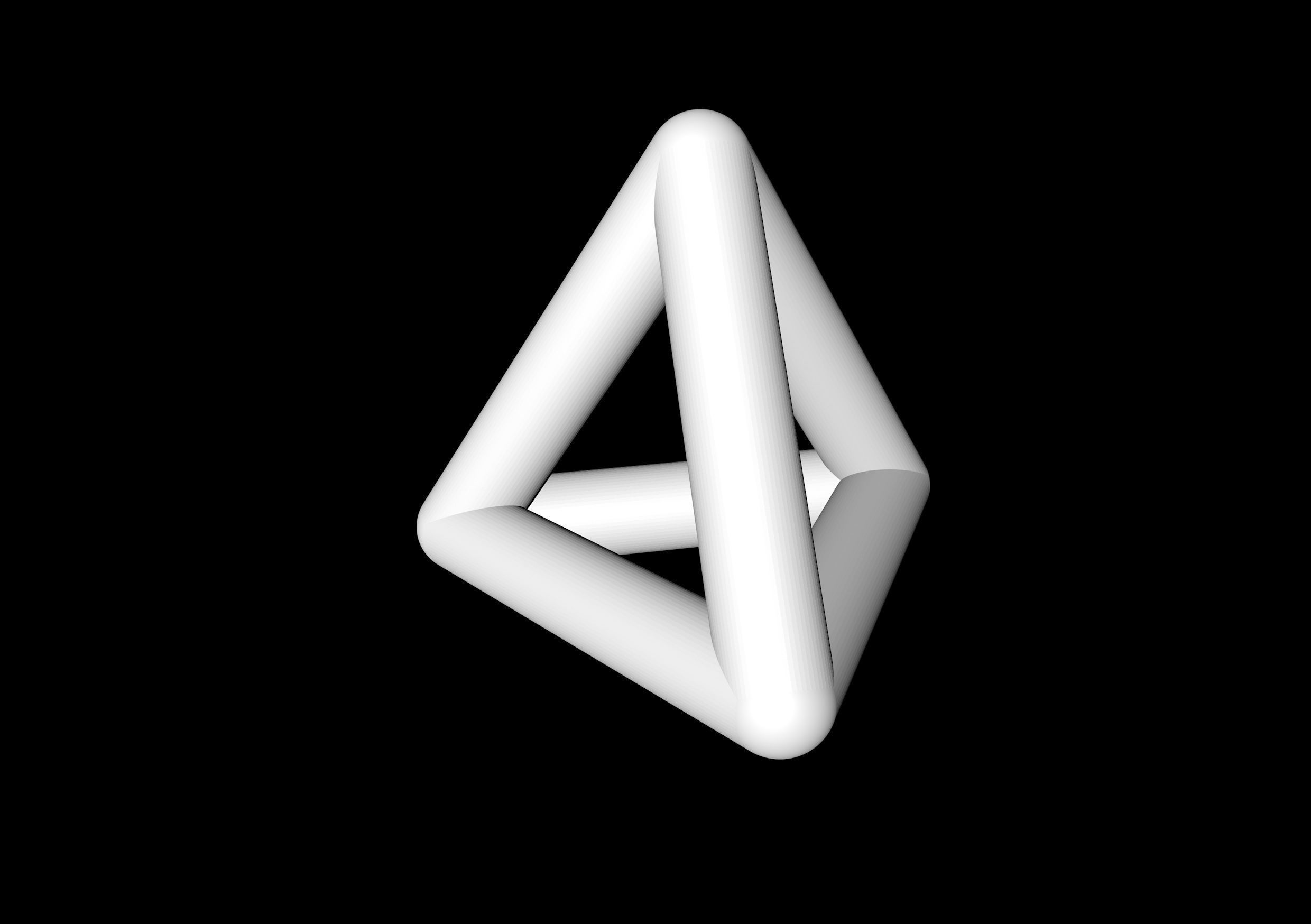 004 Mathart - Platonic Solids - Tetrahedron 01 - 10 cm 3D print model_5