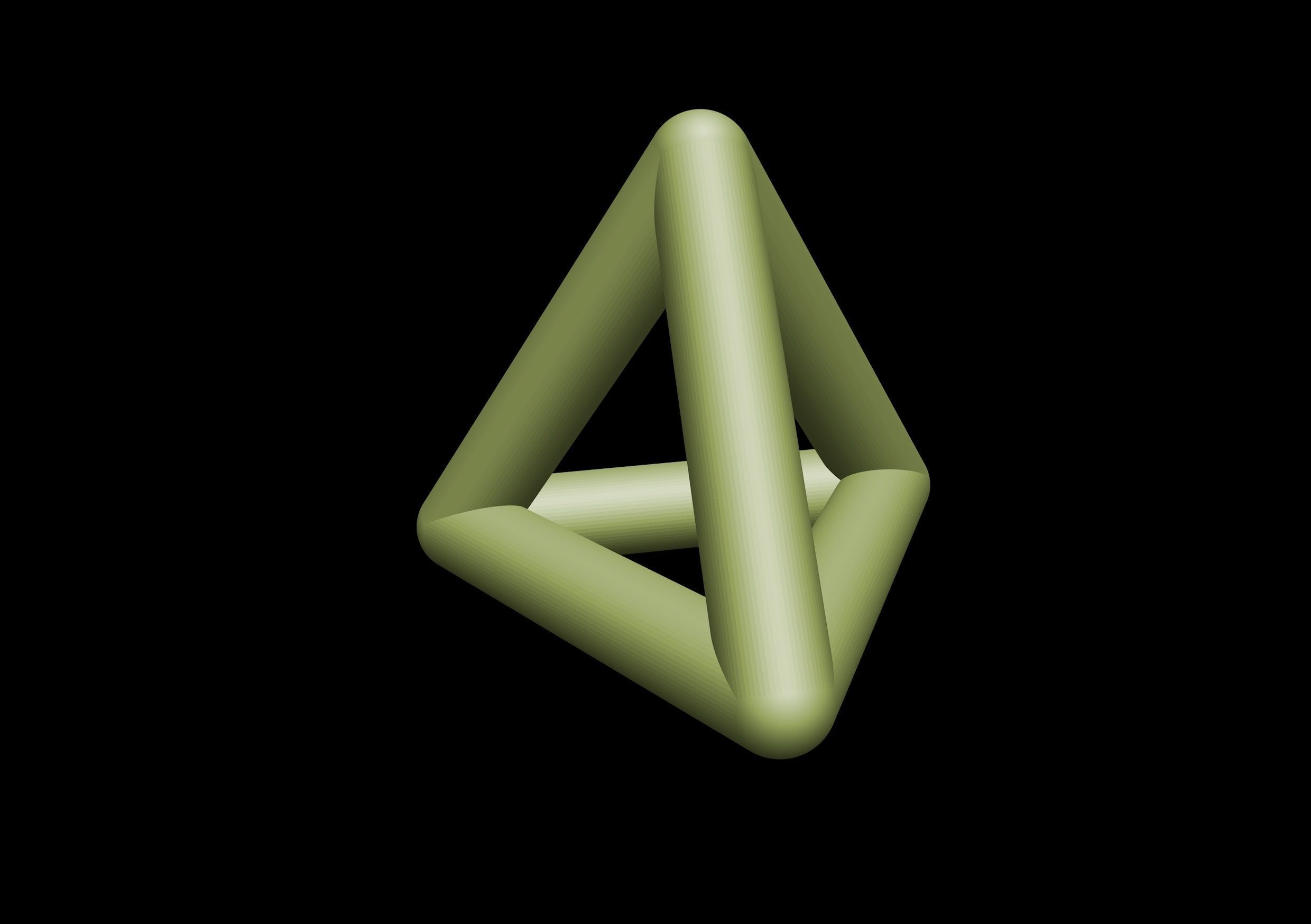 004 Mathart - Platonic Solids - Tetrahedron 01 - 10 cm 3D print model_4