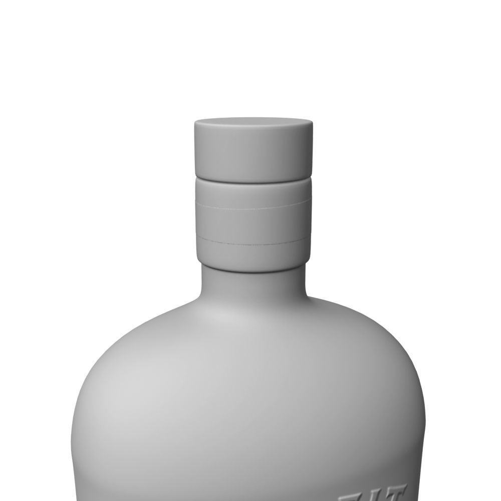 Bulleit Bourbon 75cl Bottle 3D model_16