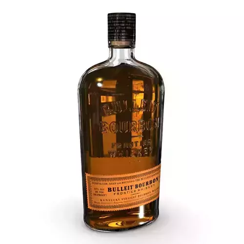 Bulleit Bourbon 75cl Bottle 3D model
