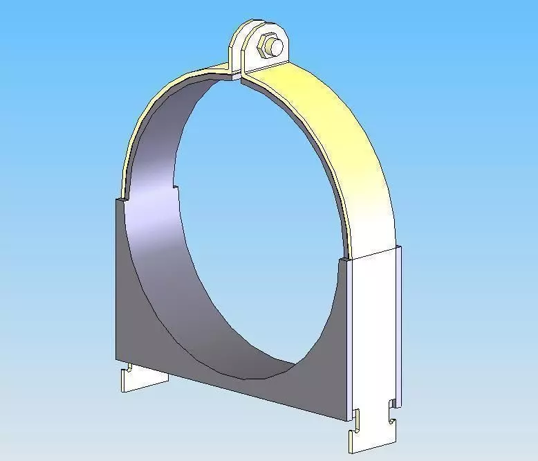 Clamps-Cush-A-Clamp pipe clamp 3D model_0
