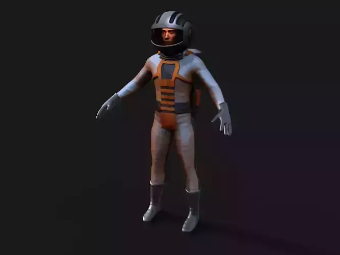 Astronaut Men 3D model