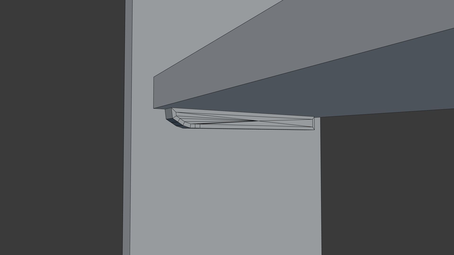 Wooden Bookshelf Set 2 Low-poly 3D model_30