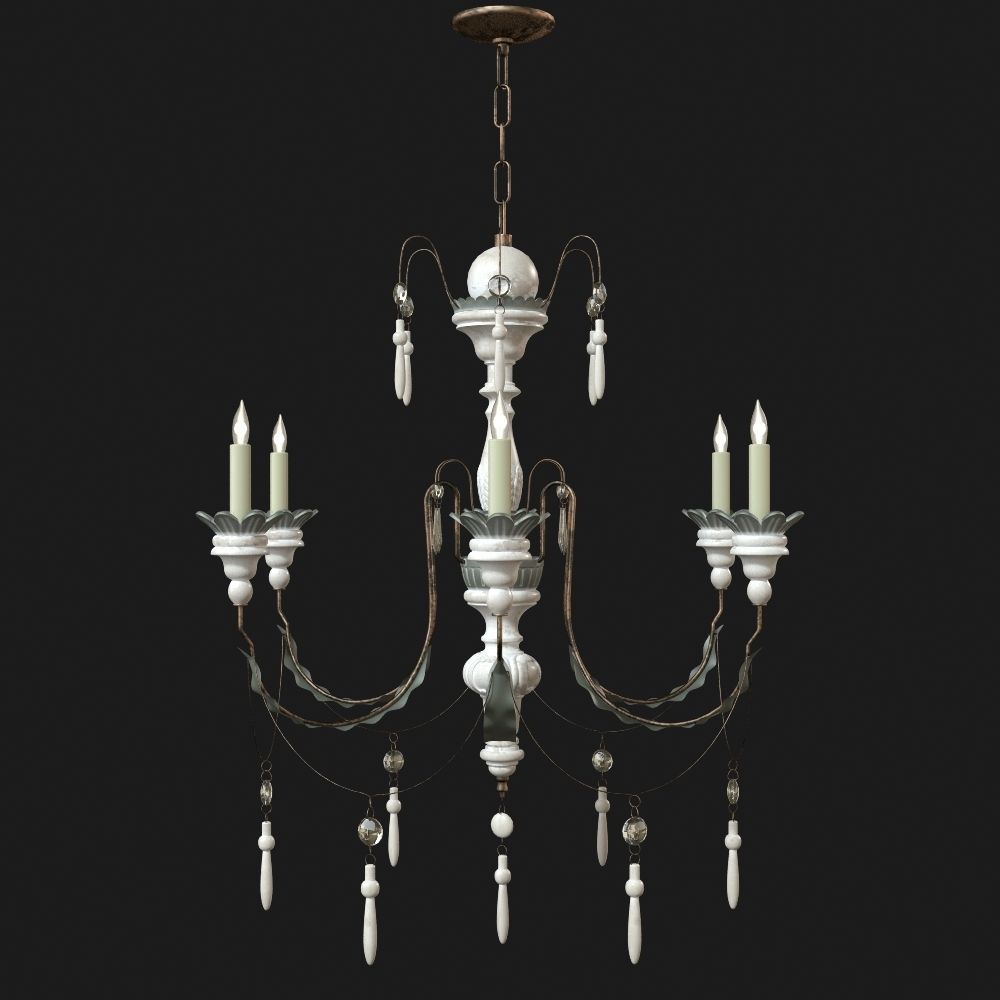 SMALL PERCIVAL CHANDELIER 3D model_3