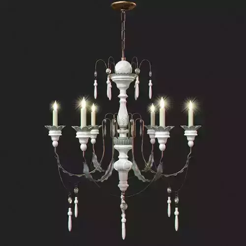 SMALL PERCIVAL CHANDELIER 3D model