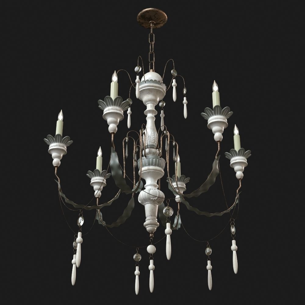 SMALL PERCIVAL CHANDELIER 3D model_4