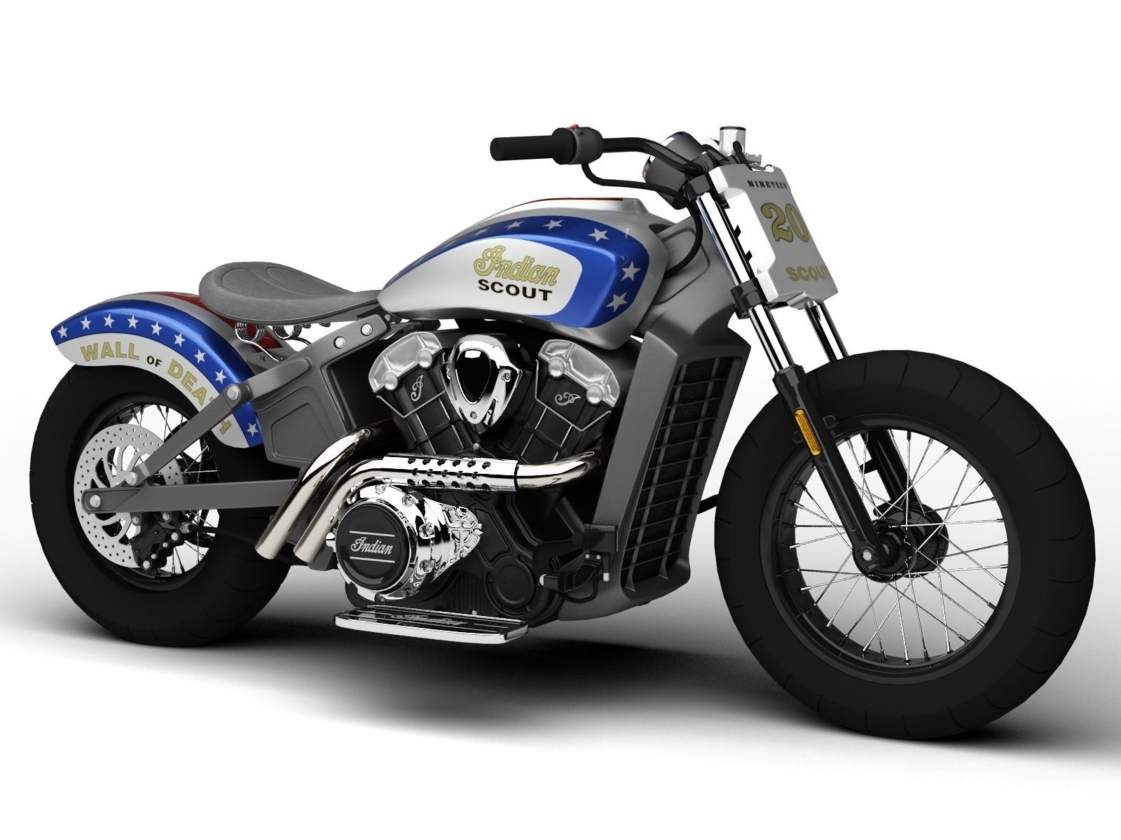 Indian Scout Wall of Death 2015 3D Model .max .obj .3ds ...