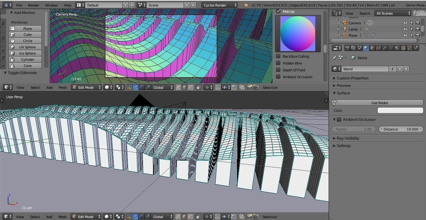 Artistic deco 3D model_3