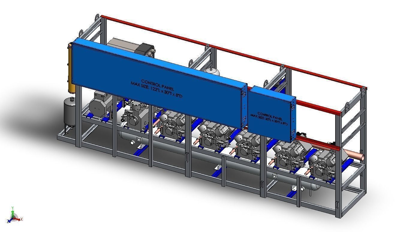 Secondary Nature parallel system rack Free 3D model_1