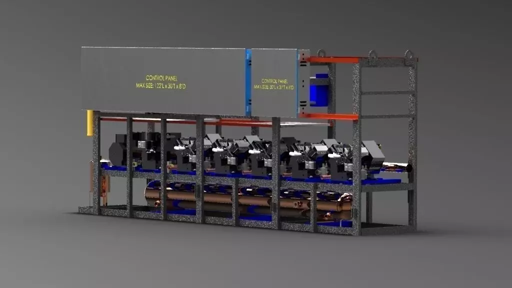 Secondary Nature parallel system rack Free 3D model_0