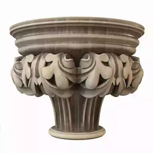 Gothic pilaster 3D model