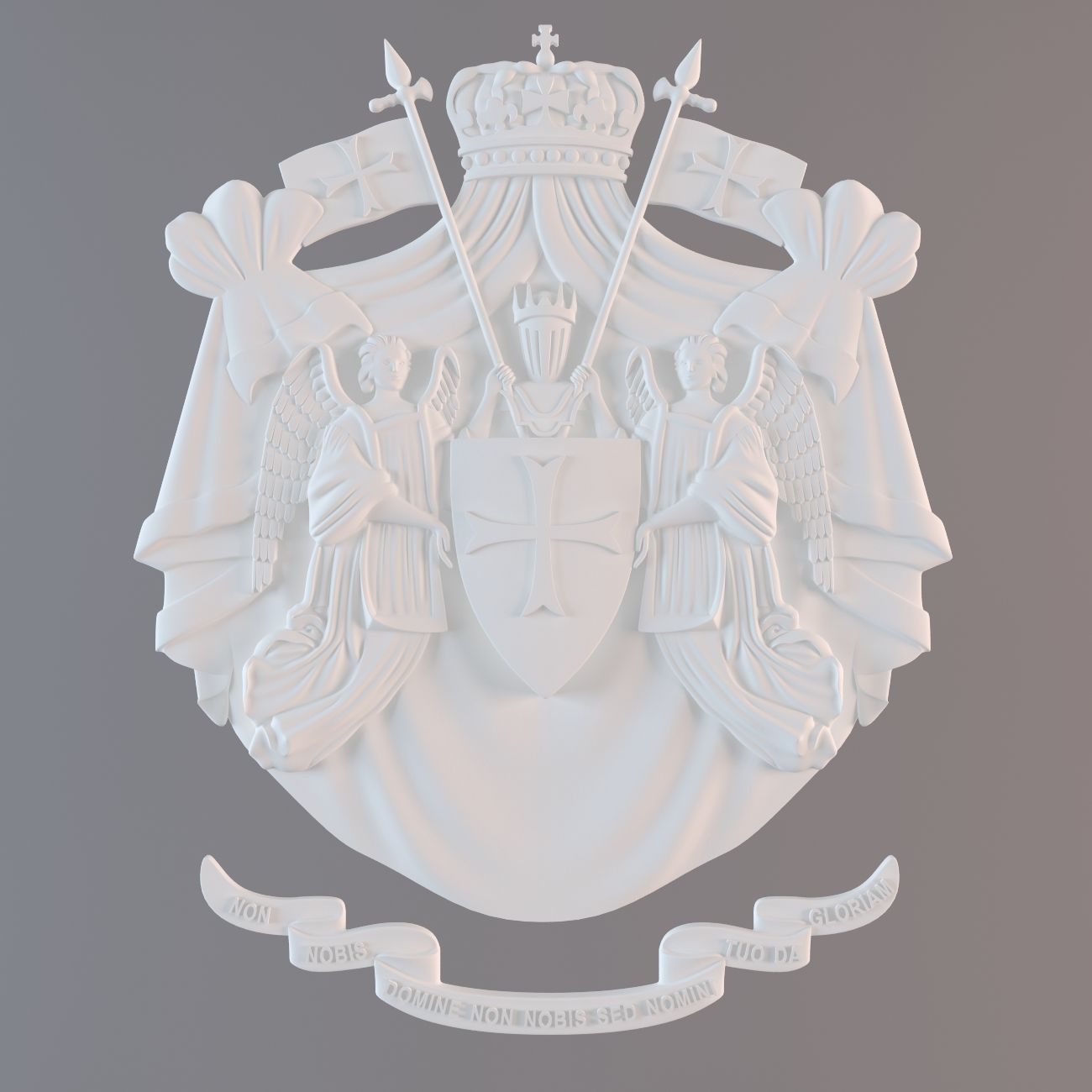 Templar emblem 3D print model_6